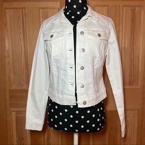 2/$10 White Jean Jacket